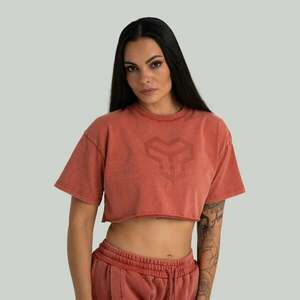 STRIX Dámské tričko CropTop Washed Terra obraz