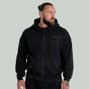 STRIX Mikina Zip Washed Black obraz