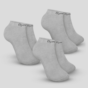 GymBeam Ponožky Ankle Socks 3Pack Grey obraz
