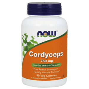 NOW Foods Cordyceps 750 mg obraz