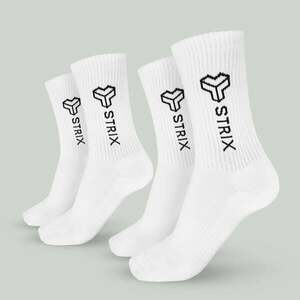 STRIX Essential Crew Socks 2Pack White obraz