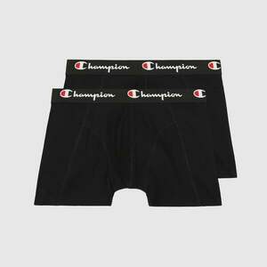 Champion Men‘s Smooth Seam Boxers 2Pack Black obraz