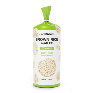 GymBeam Brown rice cakes obraz