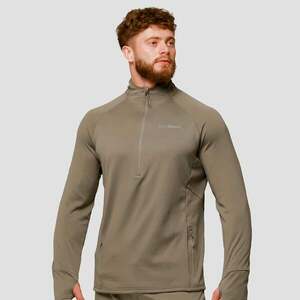 GymBeam Pulse 1/2 Zip Running Sweatshirt Vetiver obraz