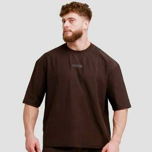 GymBeam Oversized Unstoppable T-shirt Brown obraz