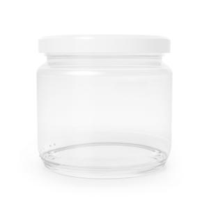 GymBeam Skleněná dóza s kovovým víkem obraz