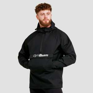 GymBeam Pánská bunda Rain Smock Black obraz