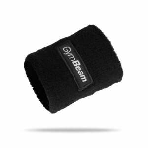 GymBeam Sweat Sports Wristband Black obraz