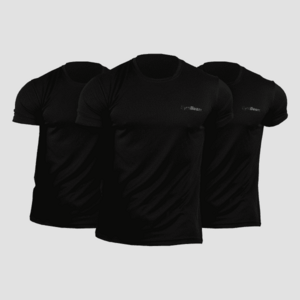 GymBeam Tričko TRN 3Pack Black obraz