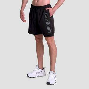 GymBeam 2in1 Shorts Essence Black obraz