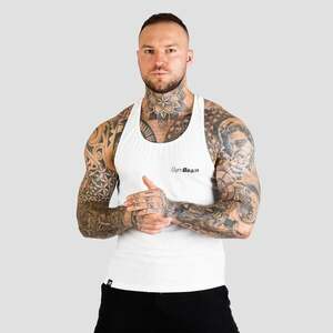 GymBeam Tílko Stringer Tank Top White obraz