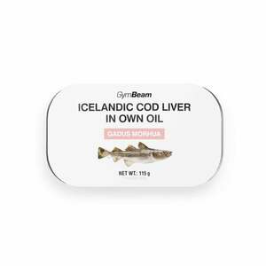 GymBeam Icelandic cod liver in own oil obraz