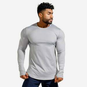 SQUATWOLF Tričko Long Sleeve Statement Muscle Grey obraz