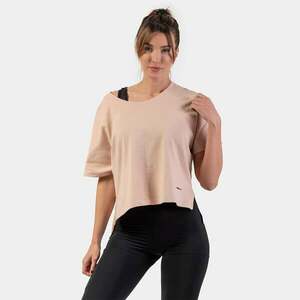 NEBBIA Dámské tričko The Minimalist Crop Top Salmon obraz