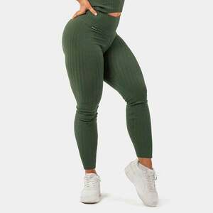 NEBBIA Dámské legíny Sporty Smart Pocket High-Waist Dark Green obraz