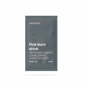 GymBeam Vzorek Pink burn drink obraz