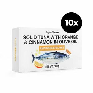 GymBeam Tuna in Olive Oil with Orange & Cinnamon obraz