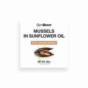 GymBeam Mussels in sunflower oil with smoked aroma obraz