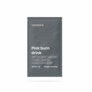 GymBeam Vzorek Pink burn drink obraz