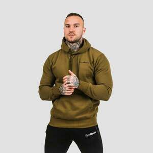 GymBeam Mikina Athlete Military Green Black obraz