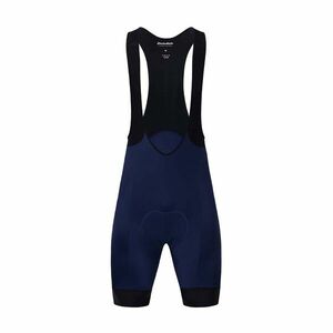 HOLOKOLO Cyklistické kalhoty krátké s laclem - ELITE - modrá/černá obraz