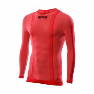 SIX2 Cyklistické triko s dlouhým rukávem - TS2 - červená XS obraz