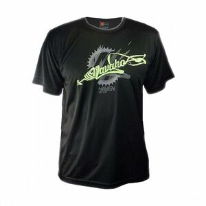 HAVEN Cyklistické triko s krátkým rukávem - NAVAHO MTB - černá/zelená M obraz