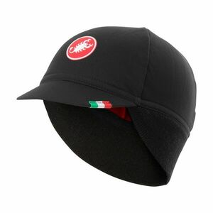CASTELLI Cyklistická čepice - DIFESA THERMAL - červená/černá UNI obraz