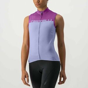 CASTELLI Cyklistický dres bez rukávů - VELOCISSIMA LADY - fialová obraz