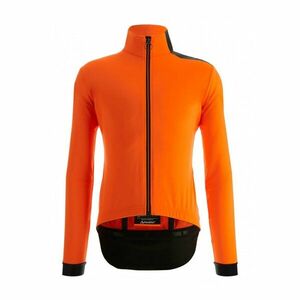 SANTINI Cyklistická zateplená bunda - VEGA MULTI - černá/oranžová 3XL obraz