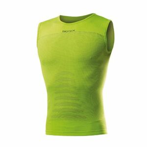 BIOTEX Cyklistické triko bez rukávů - CANOTTA + CARBON - zelená M-L obraz