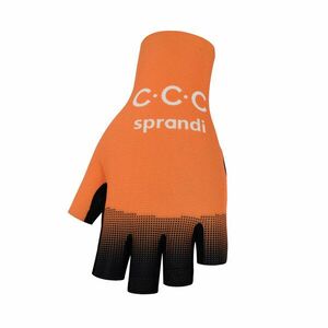 BONAVELO Cyklistické rukavice krátkoprsté - CCC 2020 - oranžová 2XL obraz