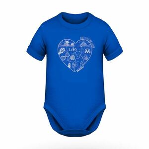 dětské body - BABY CYCLING LOVER - modrá 18-24 MONTHS obraz