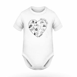 dětské body - BABY CYCLING LOVER - bílá 12-18 MONTHS obraz
