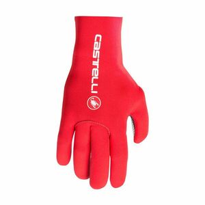 CASTELLI Cyklistické rukavice dlouhoprsté - DILUVIO C - červená 2XL obraz