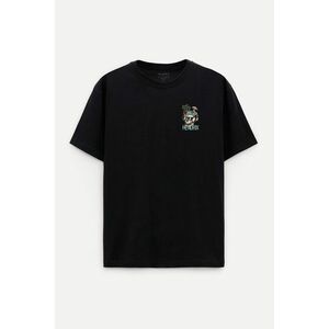 Oversized Tričko, Barva Černá, s Potiskem More Chillin obraz