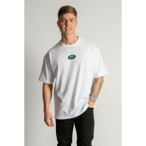 Oversized Tričko, Barva Bílá, s Potiskem College Waves obraz