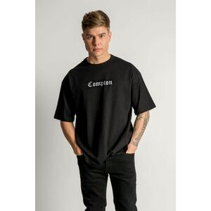 Oversized Tričko, Barva Černá, s Potiskem Compton obraz