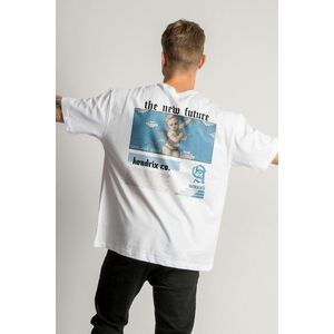 Oversized Tričko, Barva Bílá, s Potiskem Future Angel obraz