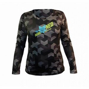 HAVEN Cyklistické triko s dlouhým rukávem - PEARL NEO LONG LADY - černá XS obraz