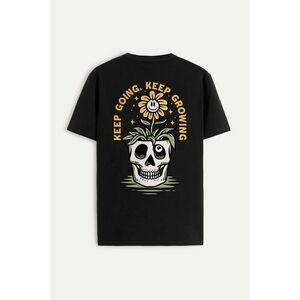 Tričko, Barva Černá, s Potiskem Keep Going obraz