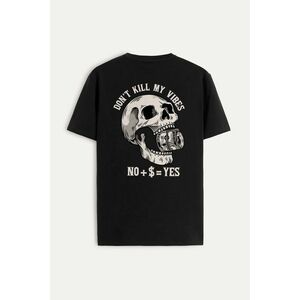 Tričko, Barva Černá, s Potiskem Money Vibez obraz