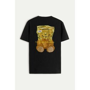 Tričko, Barva Černá, s Potiskem Passion Product Teddy obraz