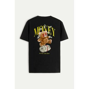Tričko, Barva Černá, s Potiskem Money Ruler Teddy obraz