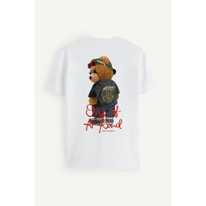 Tričko, Barva Bílá, s Potiskem One Of A Kind Teddy obraz