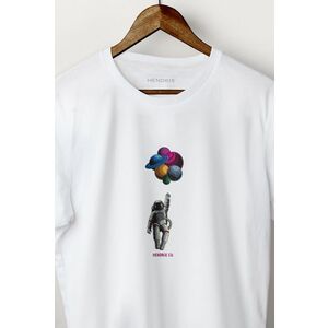 Tričko, Barva Bílá, s Potiskem Astro Balloons obraz