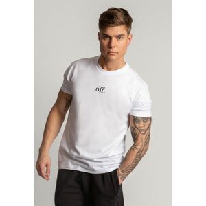 Tričko, Barva Bílá, s Potiskem Off Black obraz