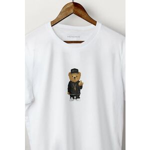 Tričko, Barva Bílá, s Potiskem Compton Teddy obraz