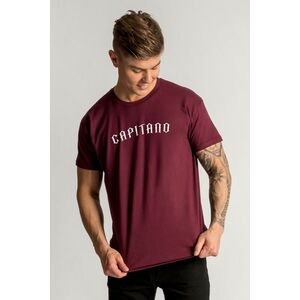 Tričko, Barva Bordó, s Potiskem El Capitano obraz