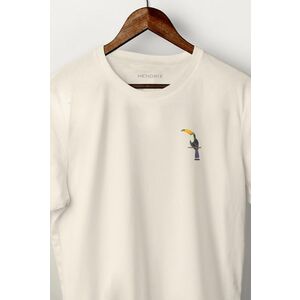 Tričko, Barva Ekru, s Potiskem Toucan Empire obraz